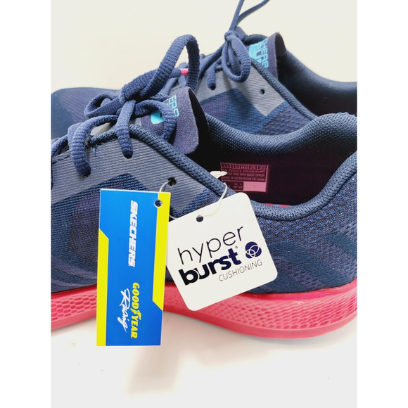 Skechers Men's Men's Go Run Razor Navy Coral Running And Jogging Shoes-New - Picture 7 of 7